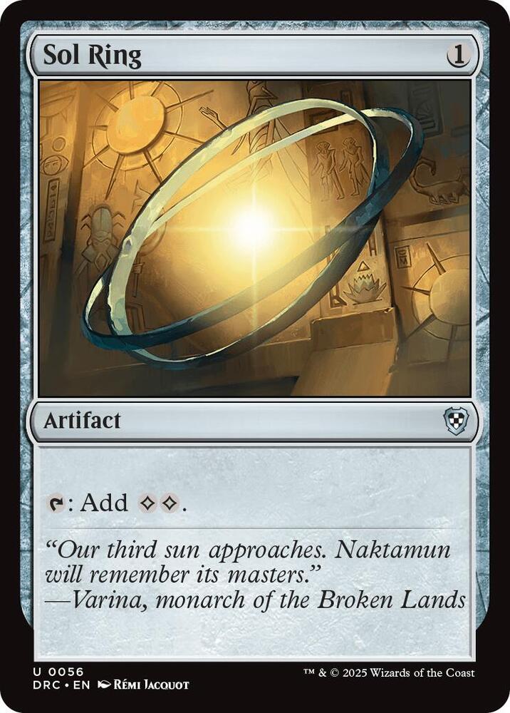 Sol Ring #56 Commander: Aetherdrift