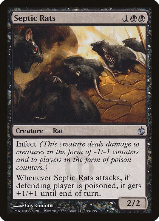 Septic Rats #55 Mirrodin Besieged