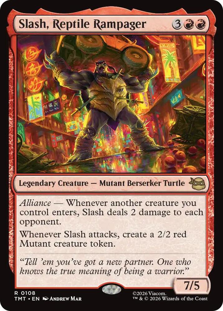 Slash, Reptile Rampager #108 Teenage Mutant Ninja Turtles