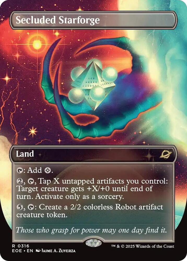 Secluded Starforge (Borderless) #316 Edge of Eternities
