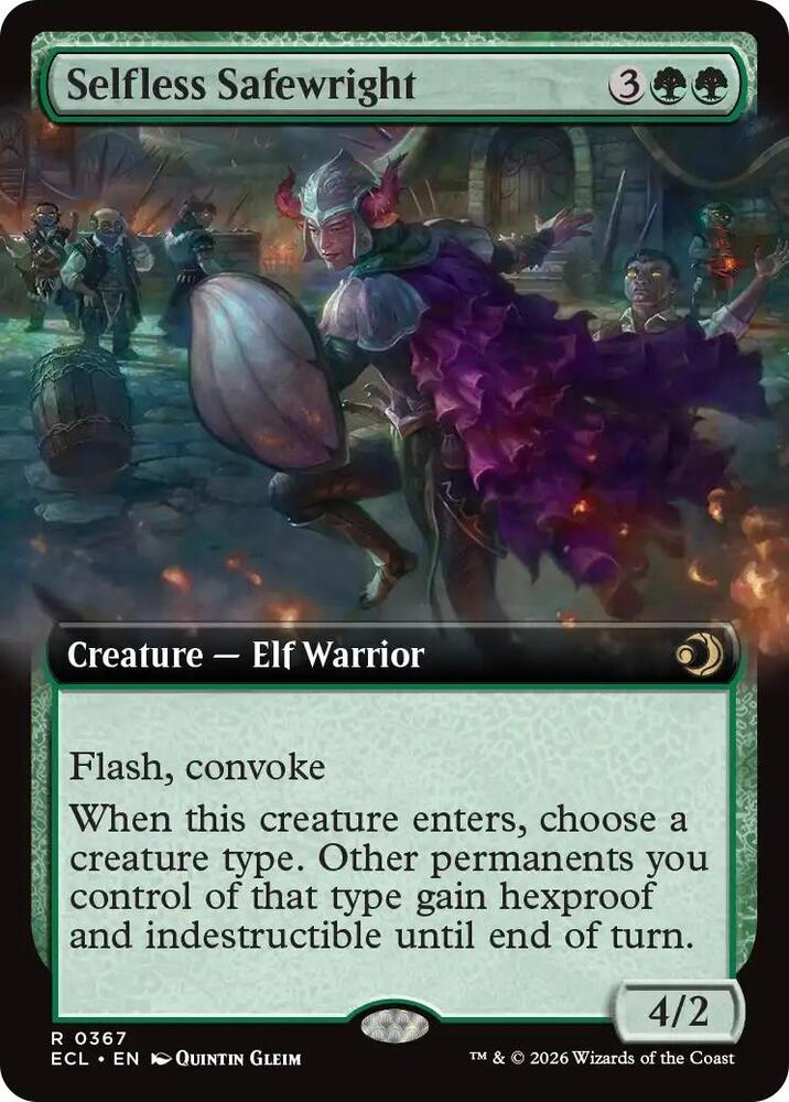 Selfless Safewright (Extended Art) #367 Lorwyn Eclipsed