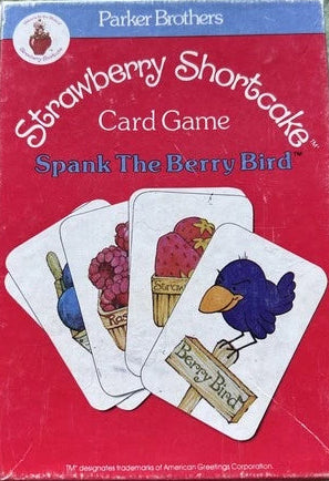 Strawberry Shortcake Card Game: Spank the Berry Bird (1981) USED
