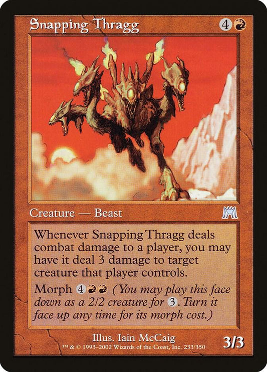 Snapping Thragg #233 FOIL Onslaught
