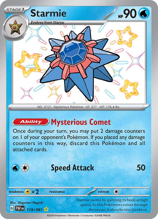 Starmie #119 SV: Paldean Fates
