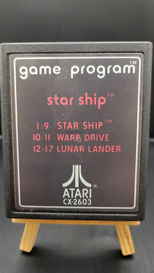 Atari 2600 Star Ship (Text Label)