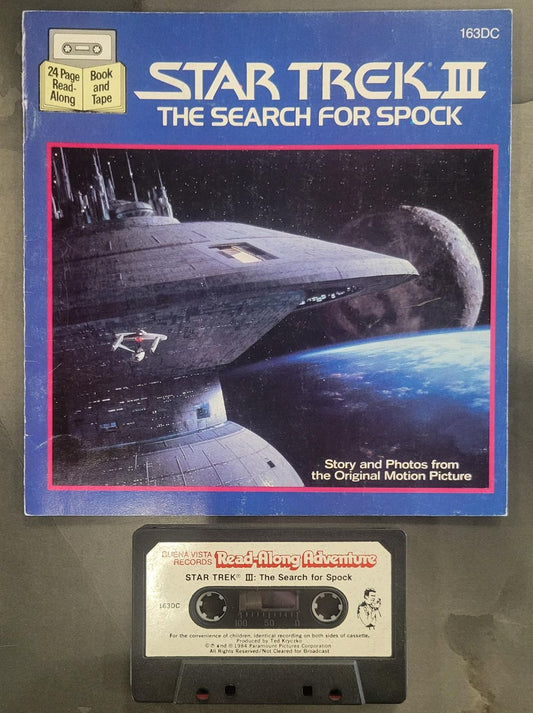 Star Trek III The Search for Spock Read-a-long book and tape (1984)