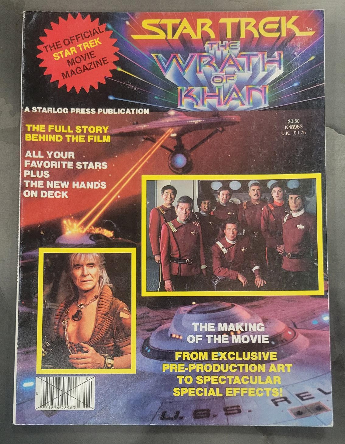 Star Trek II Wrath of Khan Official Movie Magazine (1982)