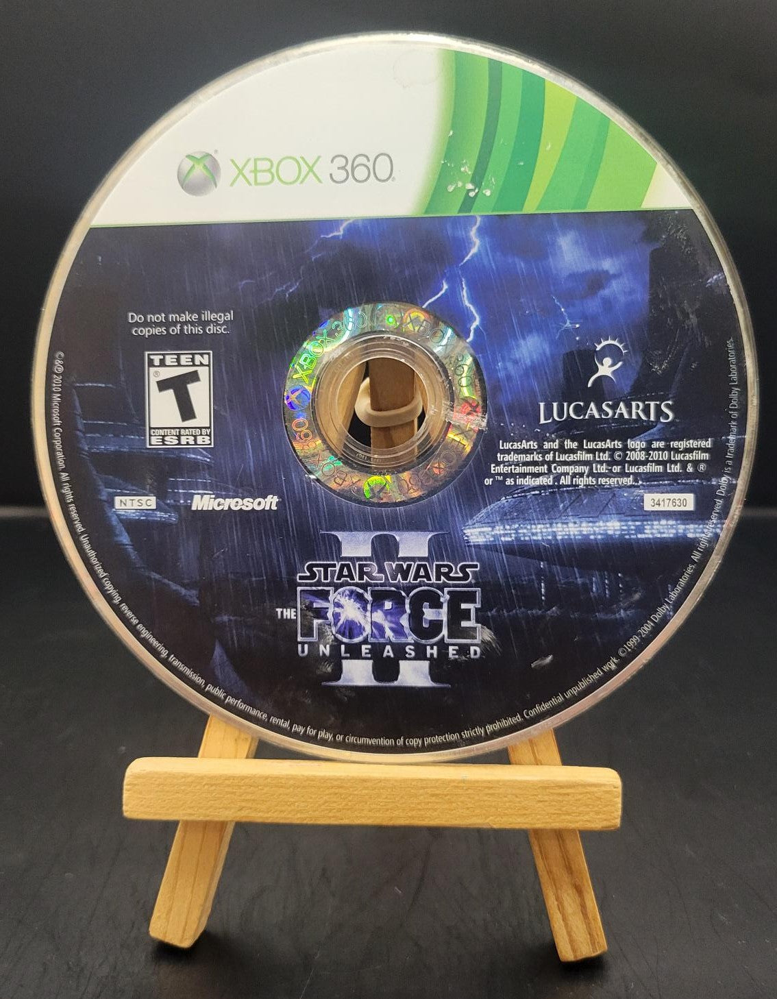 XBOX 360 Star Wars Force Unleashed II (Disc Only)
