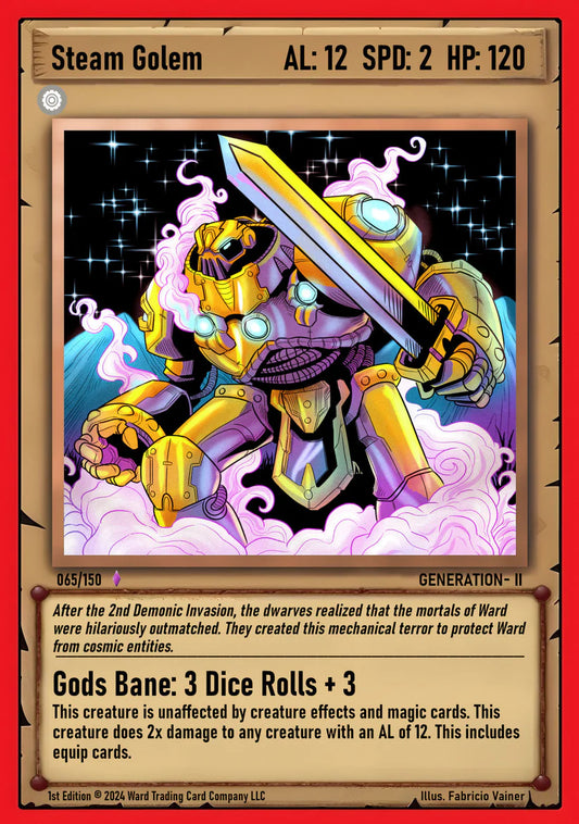 Steam Golem #65 Ward Gen II