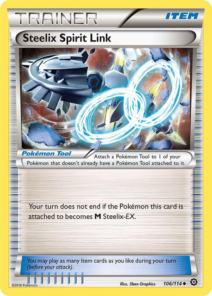 Steelix Spirit Link #106 FOIL XY - Steam Siege