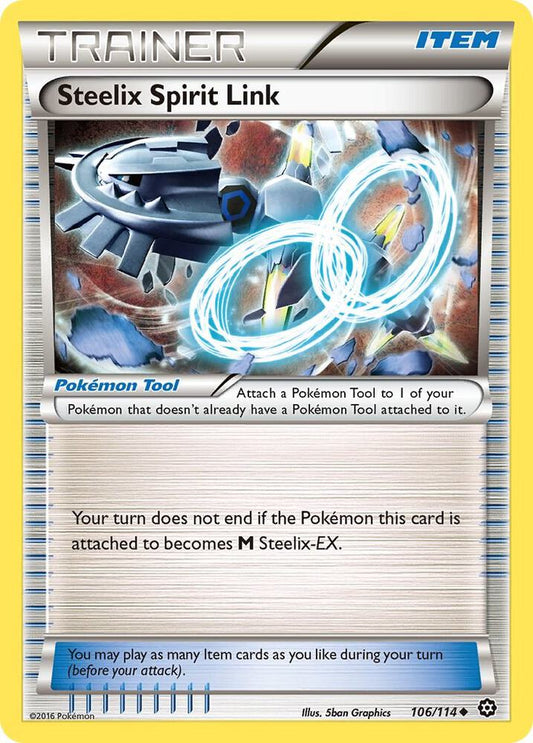 Steelix Spirit Link #106 FOIL XY - Steam Siege