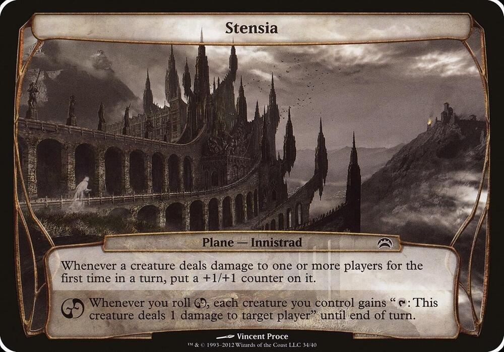 Stensia #34 Planechase 2012 (Oversize Cards)