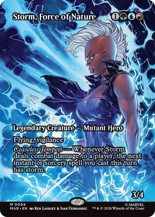Storm, Force of Nature (Borderless) #94 Marvel Super Heroes Eternal-Legal