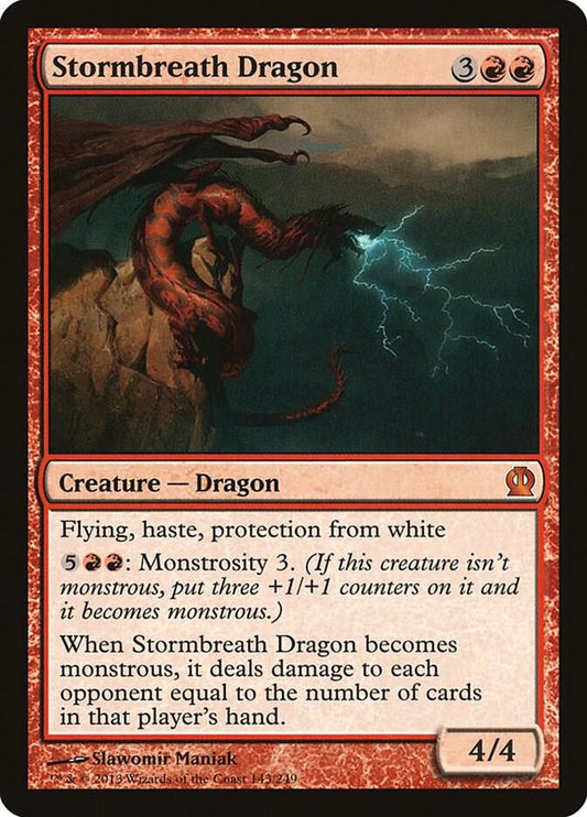 Stormbreath Dragon #143 Theros