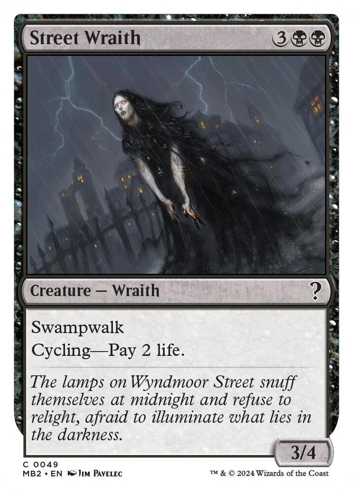 Street Wraith (White Border) #49 Mystery Booster 2