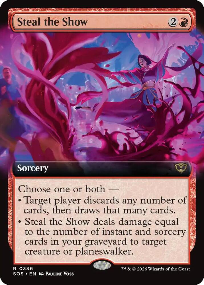 Steal the Show (Extended Art) #336 FOIL Secrets of Strixhaven