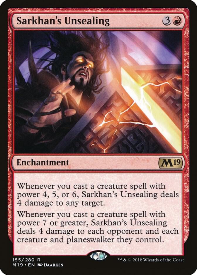 Sarkhan's Unsealing #155 Core Set 2019