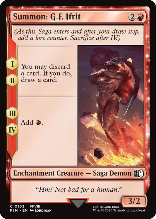 Summon: G.F. Ifrit #163 Final Fantasy