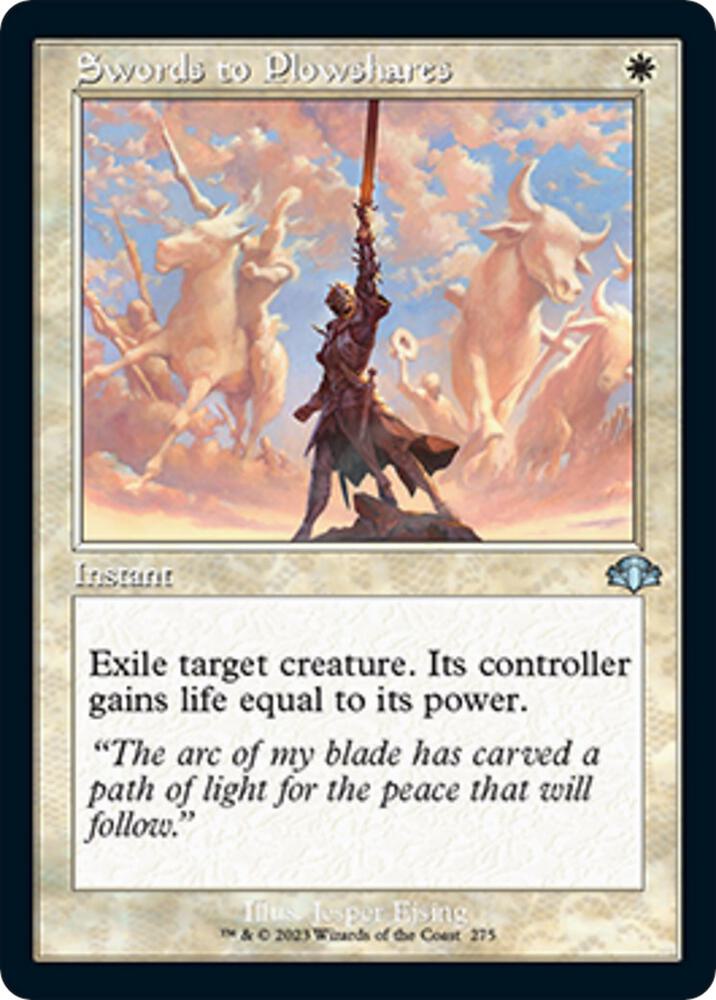 Swords to Plowshares (Retro Frame) #275 Dominaria Remastered