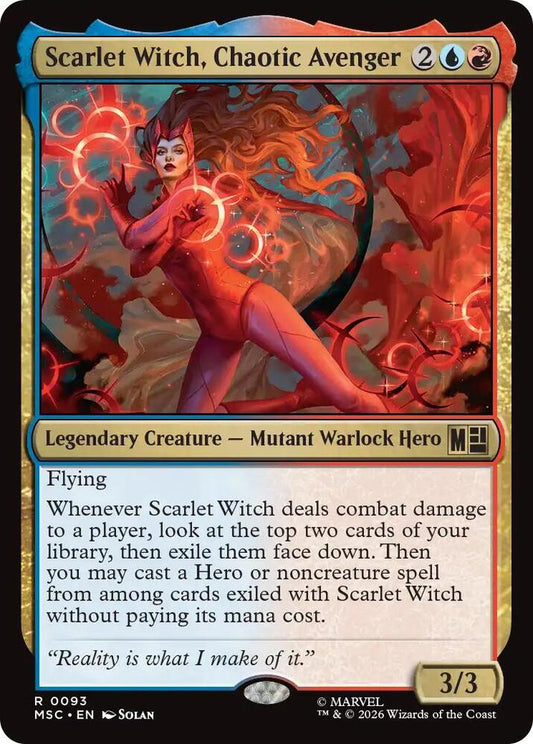 Scarlet Witch, Chaotic Avenger #93 Commander: Marvel Super Heroes