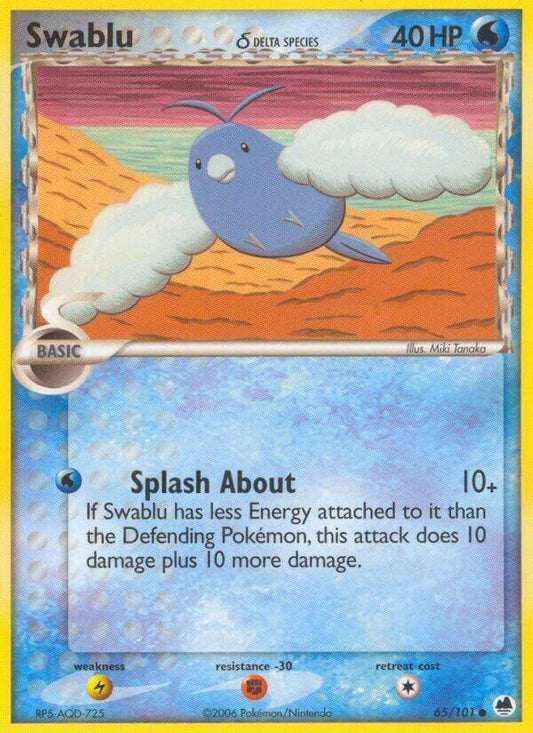 Swablu (Delta Species) #65 Dragon Frontiers