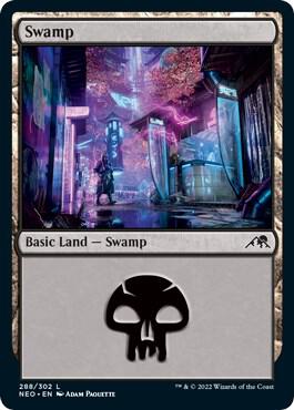 Swamp #288 Kamigawa: Neon Dynasty