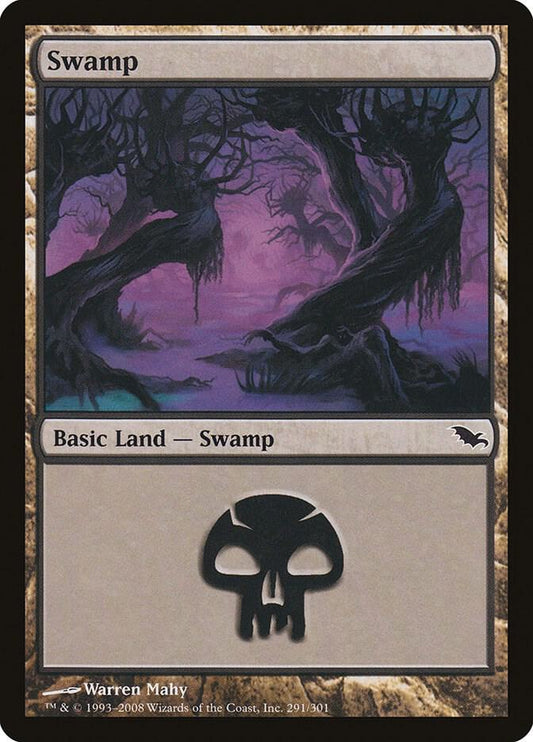 Swamp #291 FOIL Shadowmoor