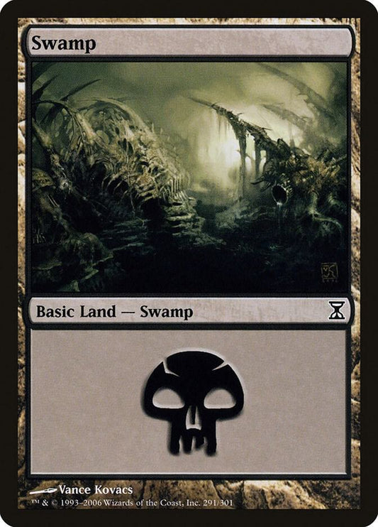 Swamp #291 FOIL Time Spiral
