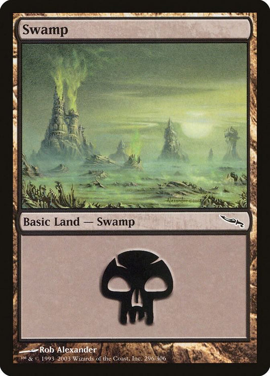Swamp #296 FOIL Mirrodin