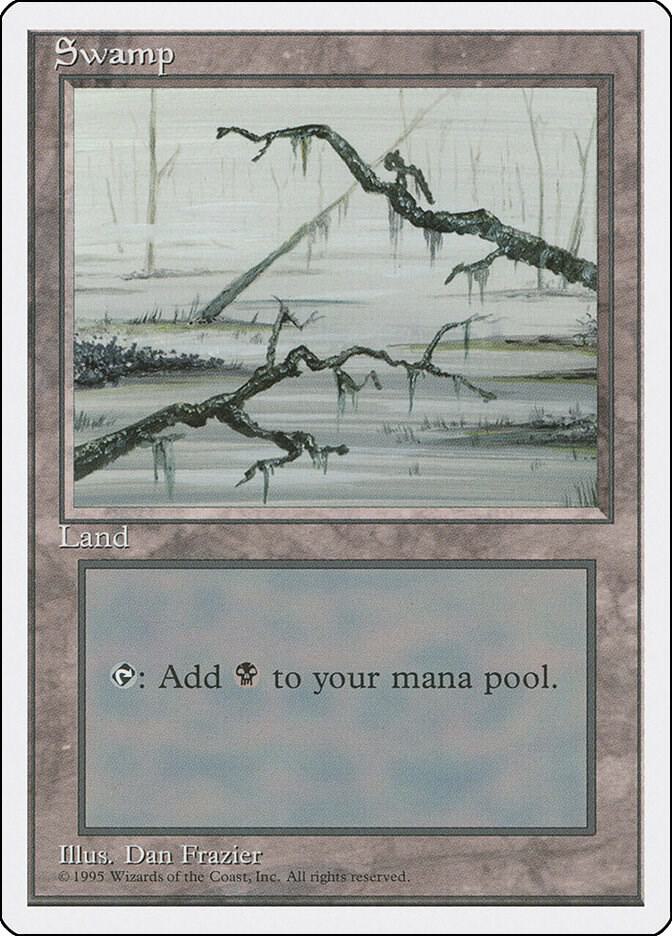 Swamp (C) - Fourth Edition