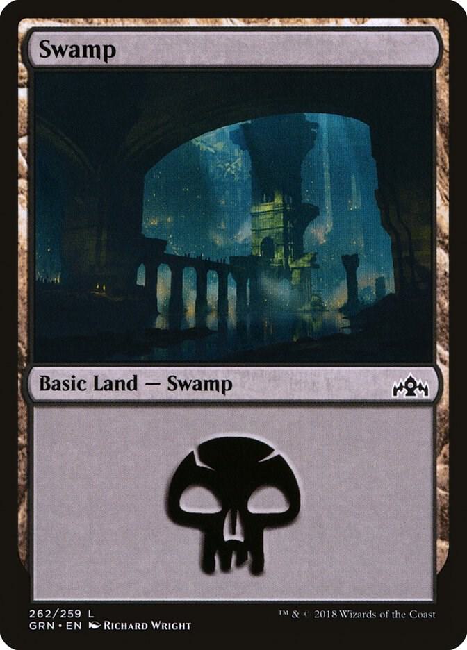 Swamp #262 FOIL Guilds of Ravnica