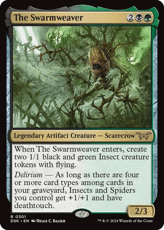 The Swarmweaver #301 FOIL Duskmourn: House of Horror