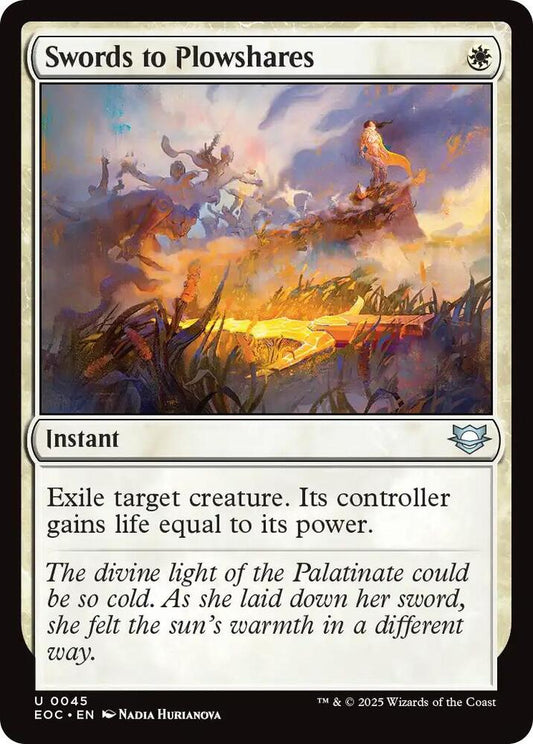Swords to Plowshares #45 Commander: Edge of Eternities