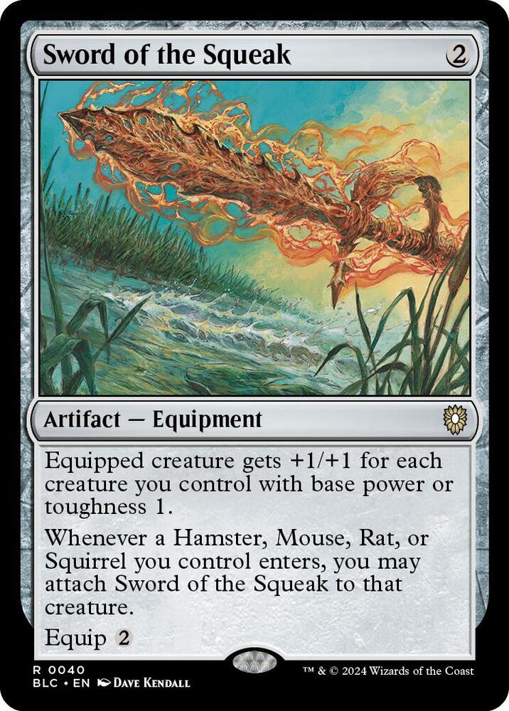 Sword of the Squeak #40 Commander: Bloomburrow