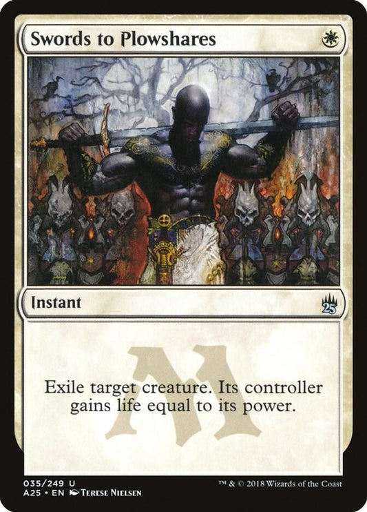 Swords to Plowshares #35 FOIL Masters 25