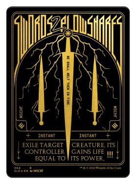 Swords to Plowshares #364 FOIL ETCHED Secret Lair Drop