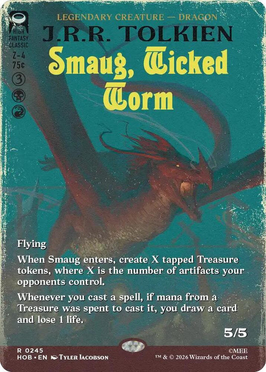 Smaug, Wicked Worm (Borderless) #245 The Hobbit