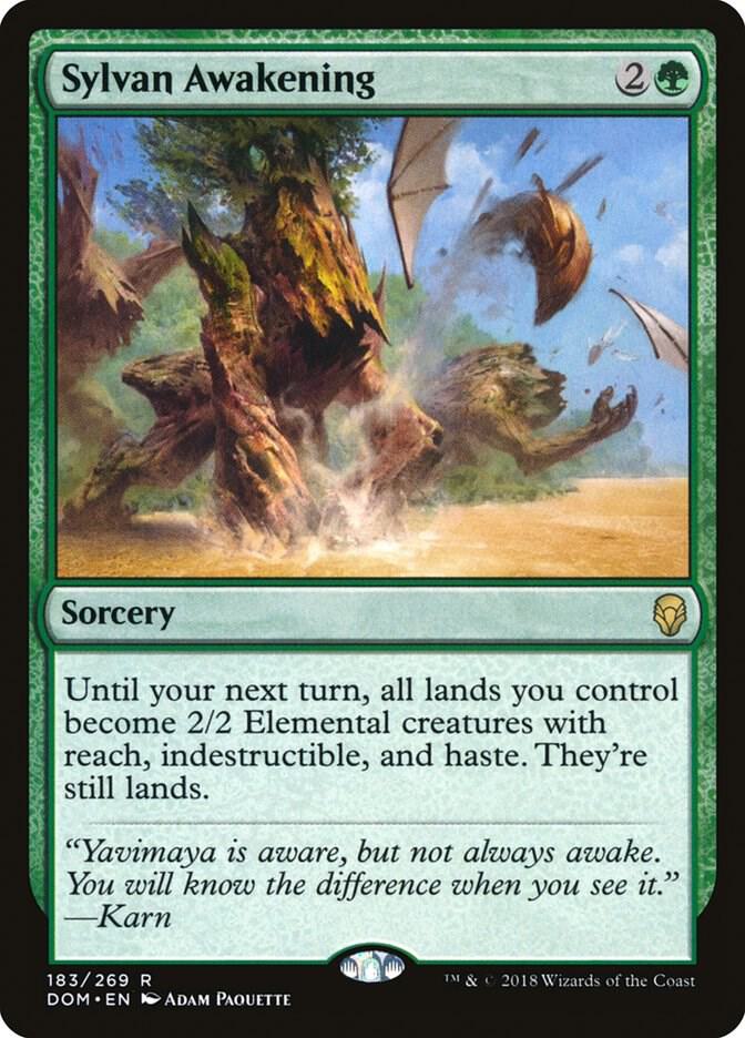 Sylvan Awakening #183 Dominaria