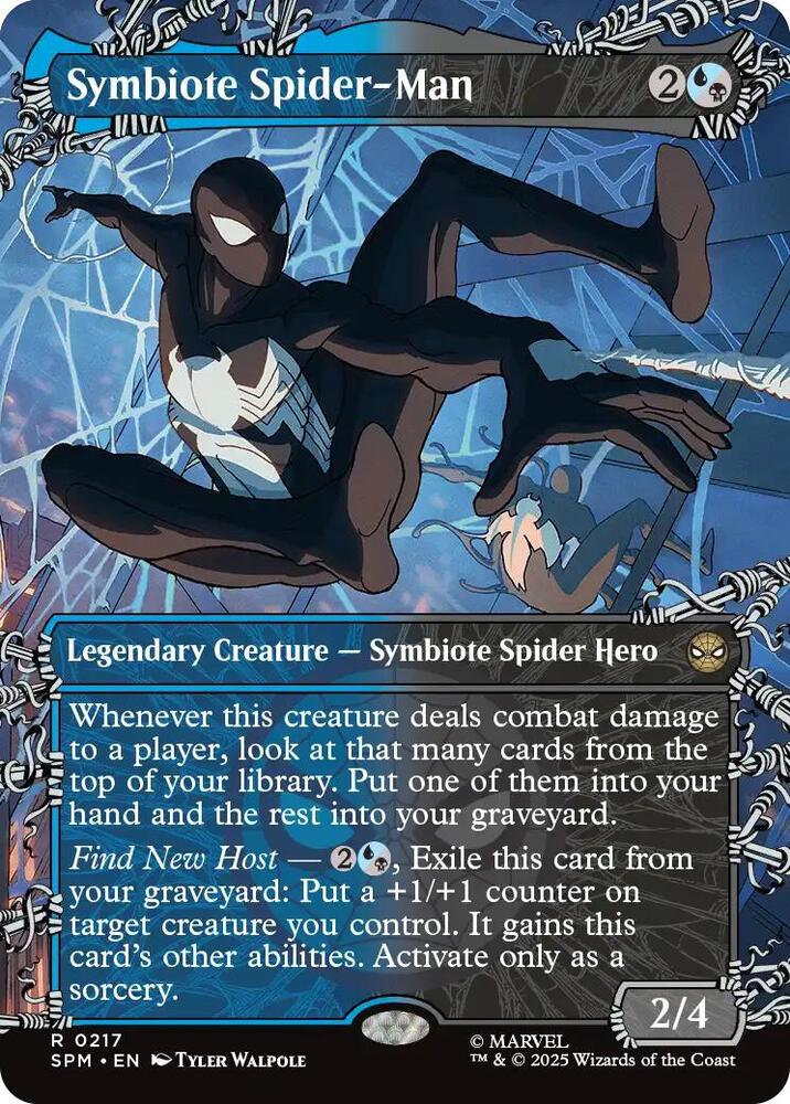 Symbiote Spider-Man (Borderless) #217 Marvel's Spider-Man