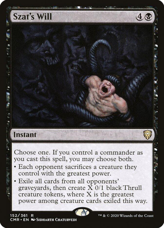 Szat's Will #152 Commander Legends