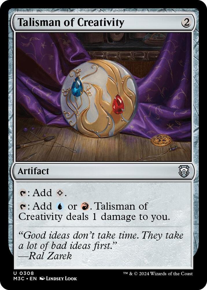 Talisman of Creativity #308 Commander: Modern Horizons 3