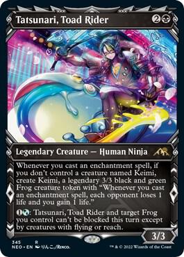 Tatsunari, Toad Rider (Showcase) #345 Kamigawa: Neon Dynasty