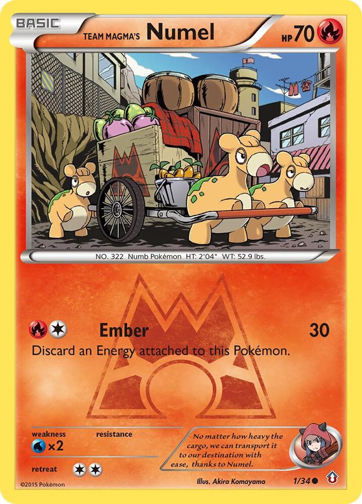 Team Magma's Numel #1 Double Crisis