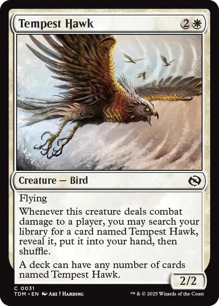 Tempest Hawk #31 FOIL Tarkir: Dragonstorm