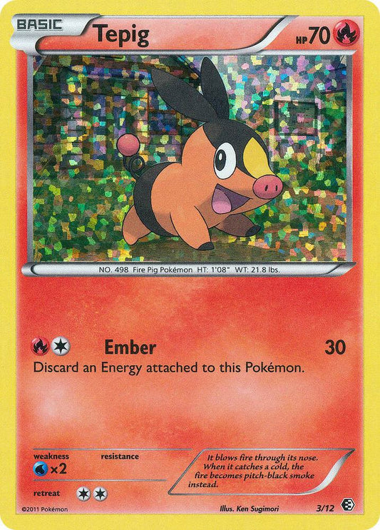 Tepig #3 FOIL Mcdonald's Promos 2011