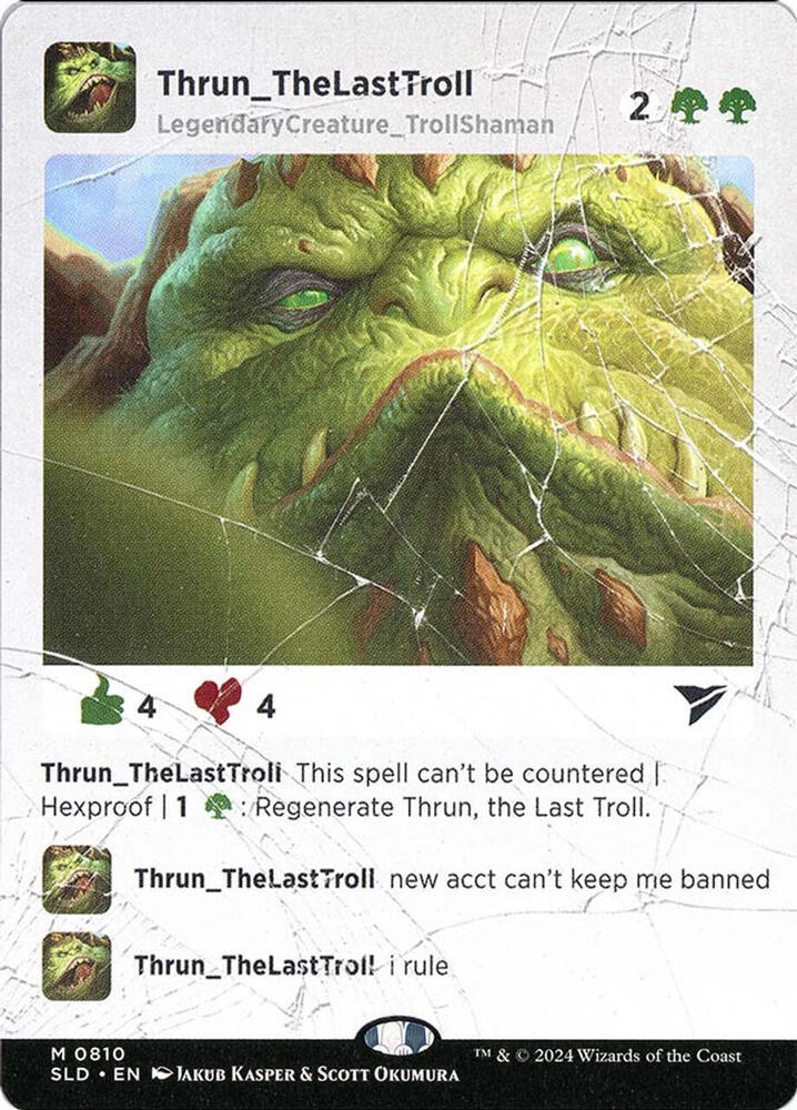 Thrun, the Last Troll #810 Secret Lair Drop Series
