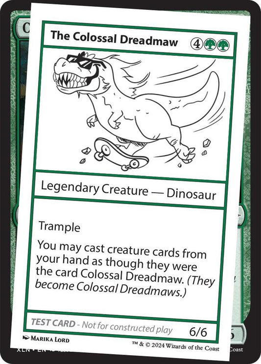The Colossal Dreadmaw - Mystery Booster 2 Playtest Cards