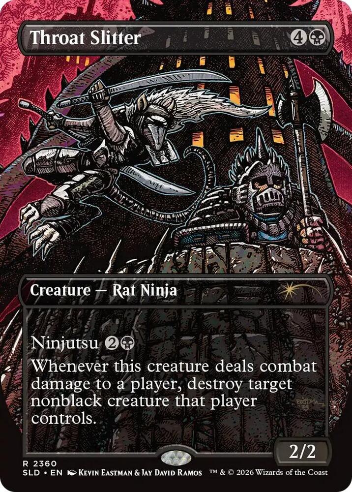 Throat Slitter #2360 FOIL Secret Lair Drop Series