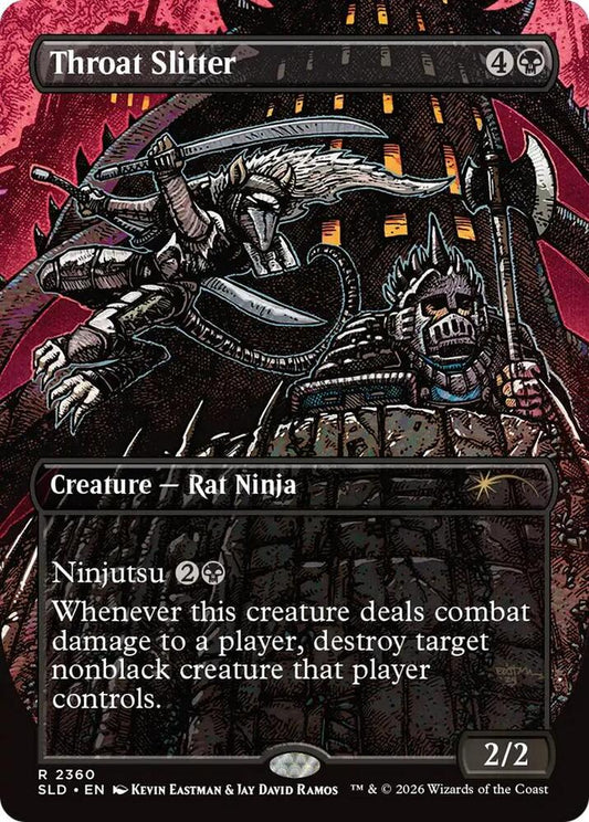 Throat Slitter #2360 FOIL Secret Lair Drop Series