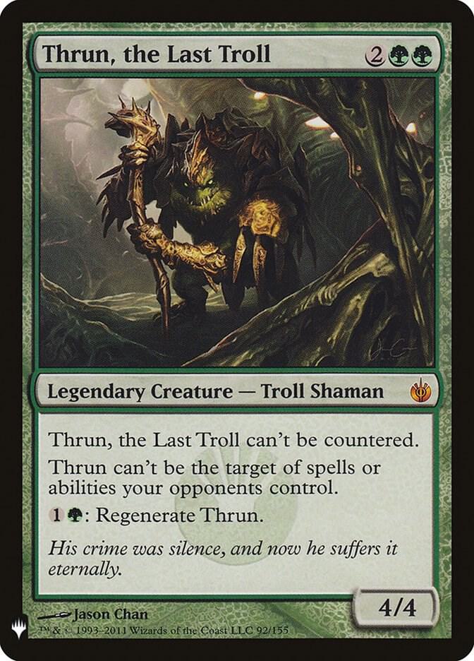 Thrun, the Last Troll #92 The List Reprints
